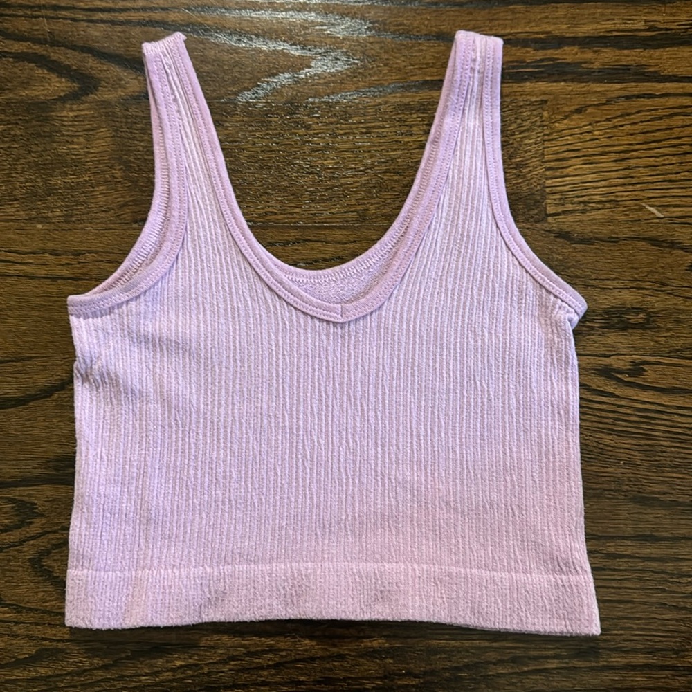 out from under urban outfitters purple tank top
